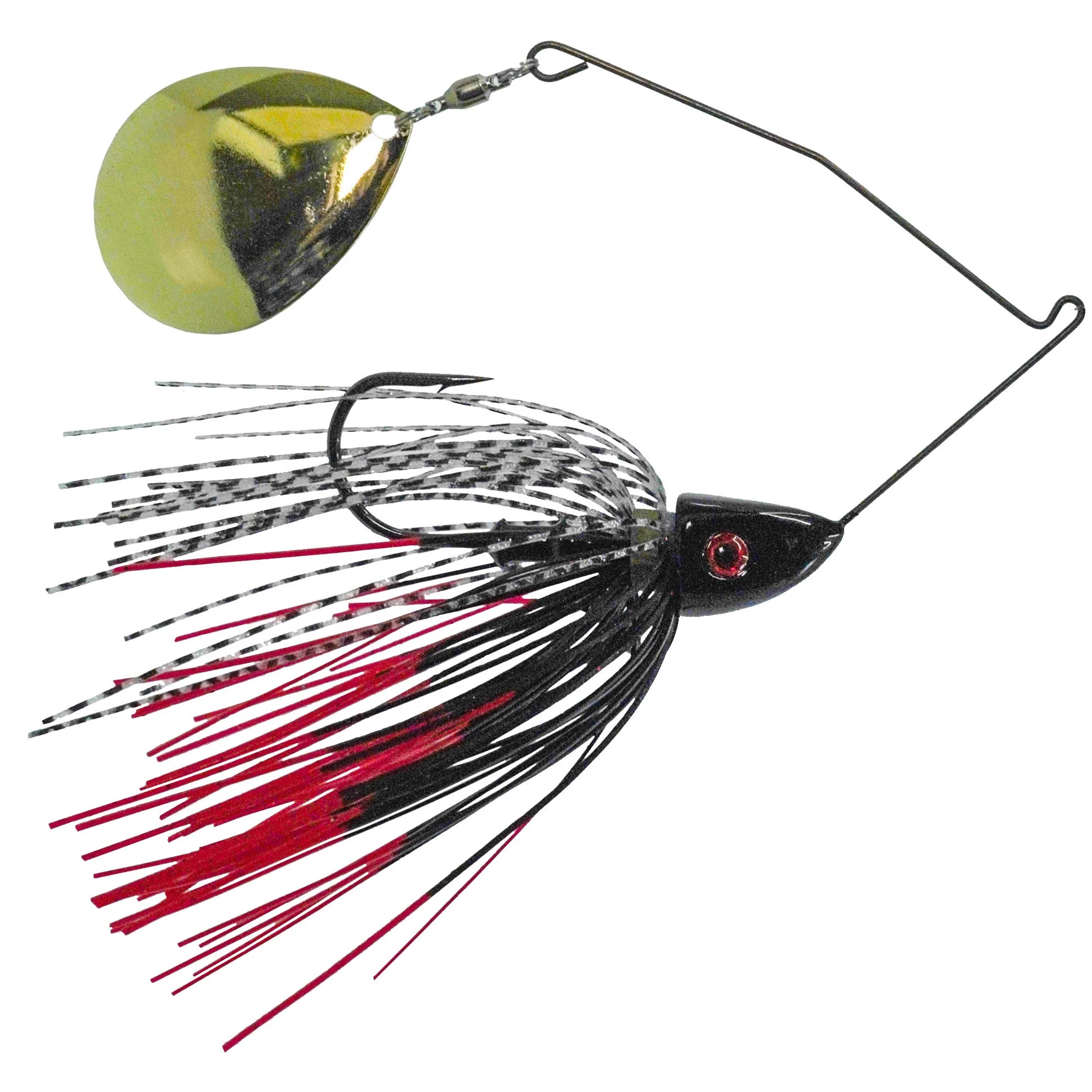 Bassman Spinnerbaits TW Nightmare Single Colorado Spinnerbait - Image 3