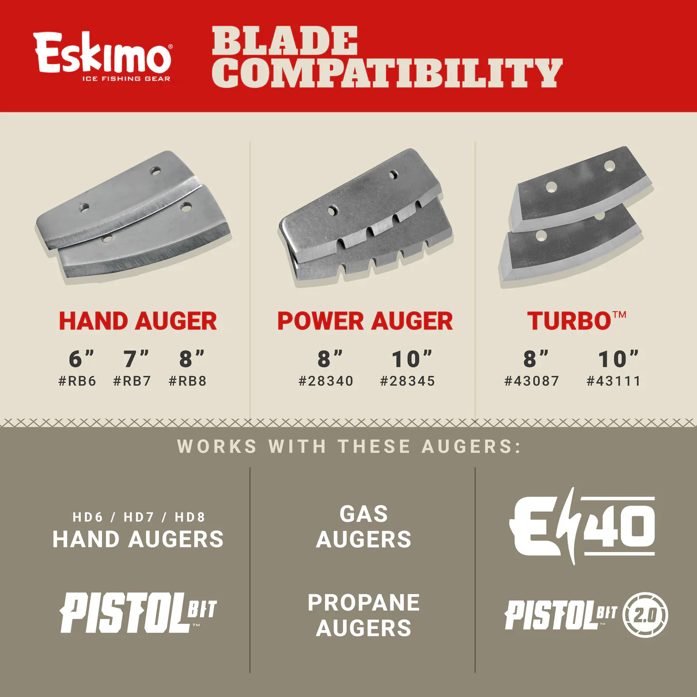 Eskimo Pistol Bit 2.0 Auger Flighting - Image 4