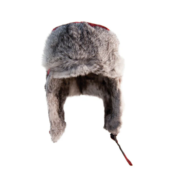 Eskimo Plaid Alaskan Fur Hat - Image 2