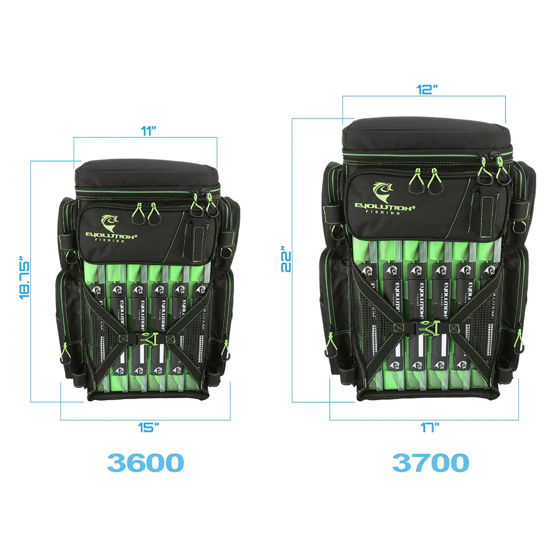 Evolution Outdoor Drift Tackle Backpack - 6 Trays - Image 2