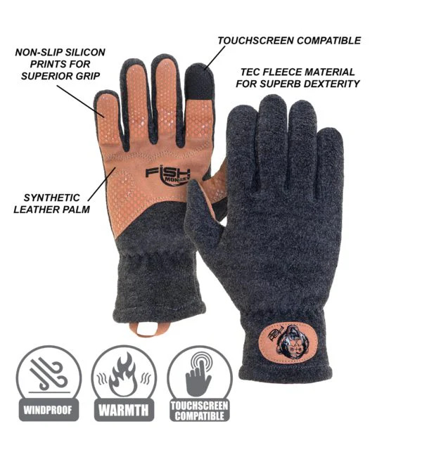 Fish Monkey Task Fleece Gloves - Image 4