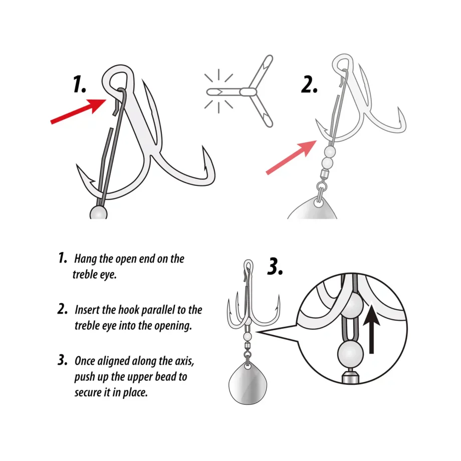 Gamakatsu One Touch Blade for Treble Hooks - Colorado Blade - Image 3