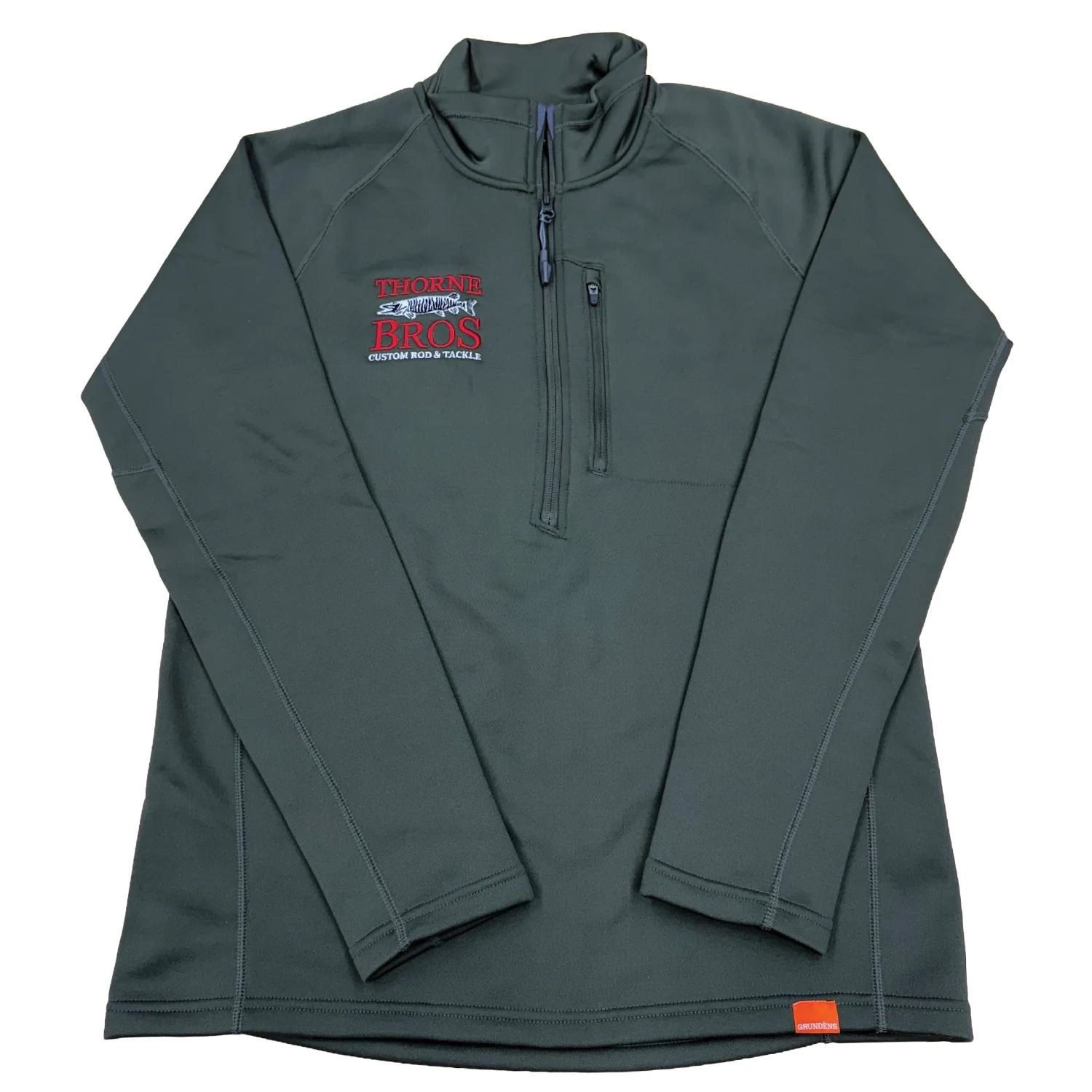 Grundens Thorne Bros. Logo Thermal 1/2 Zip - Image 2