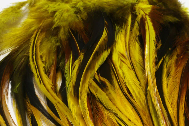 Hareline Badger Saddle Hackle - Image 6