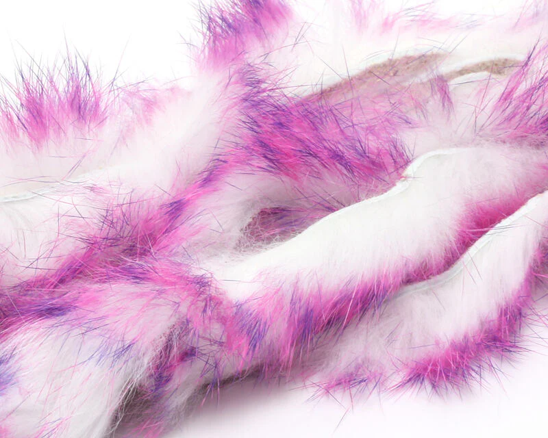 Hareline Barred Polychrome Rabbit Strips - Image 4