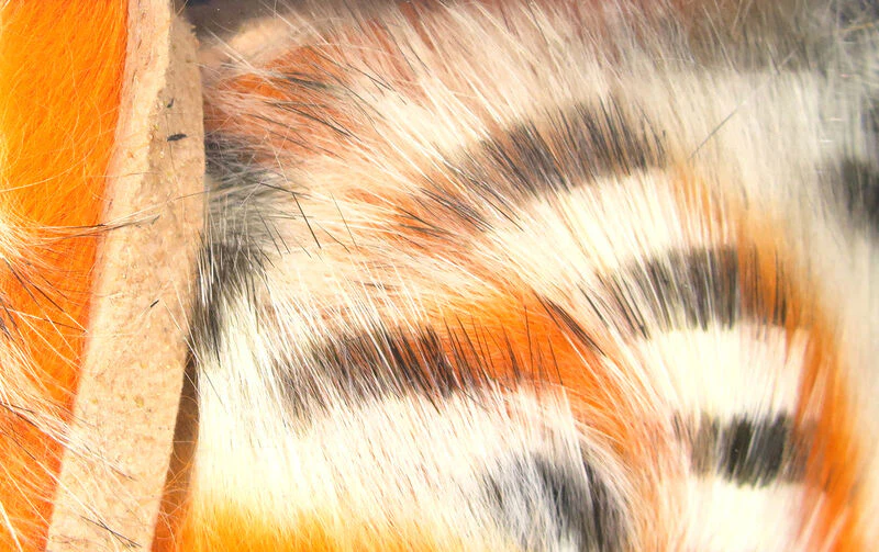 Hareline Rabbit Strip - Tiger Bar - Image 15