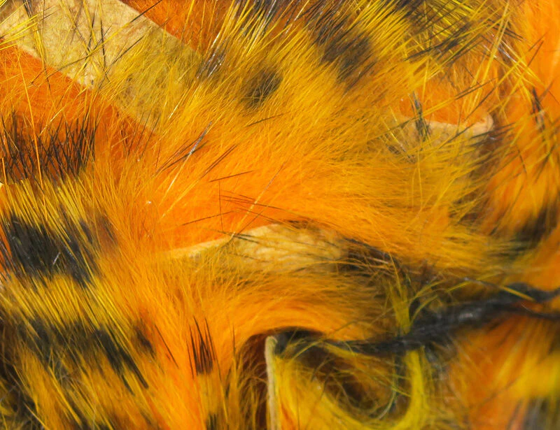Hareline Rabbit Strip - Tiger Bar - Image 18