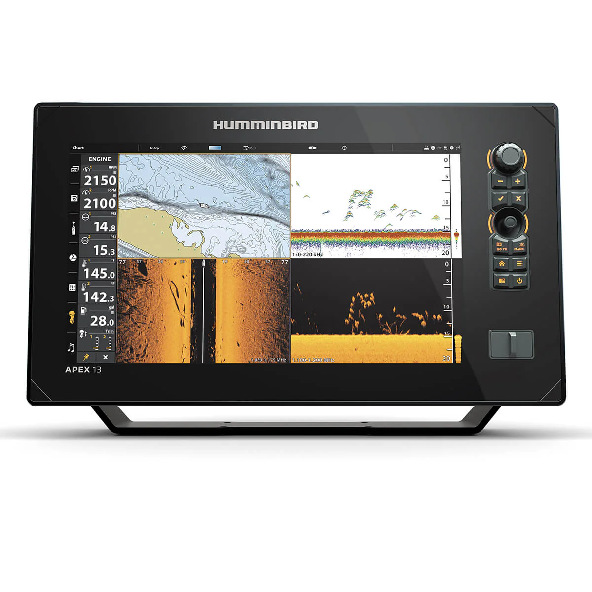 Humminbird APEX 13 MSI+ CHARTPLOTTER 411470-1 - Image 2