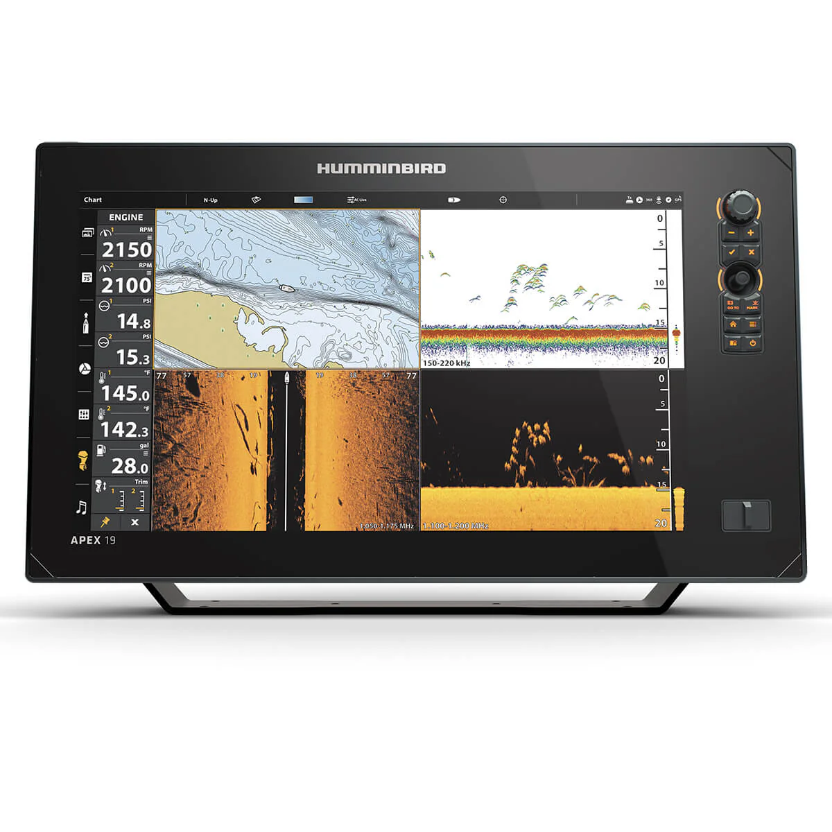 Humminbird APEX 19 MSI+ CHARTPLOTTER 411240-1 - Image 5