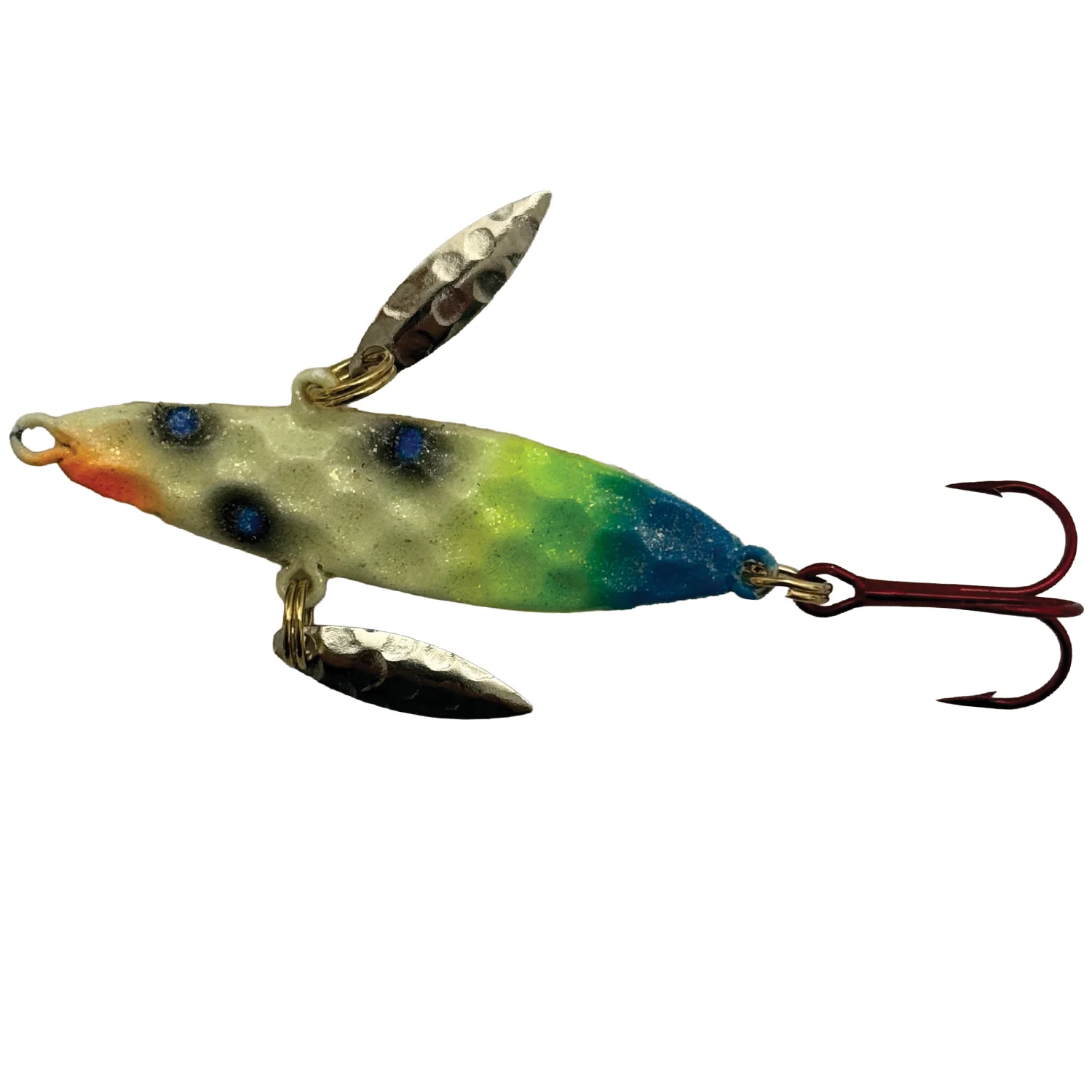 JR's Tackle Hammered Flasher Spoon - Image 2