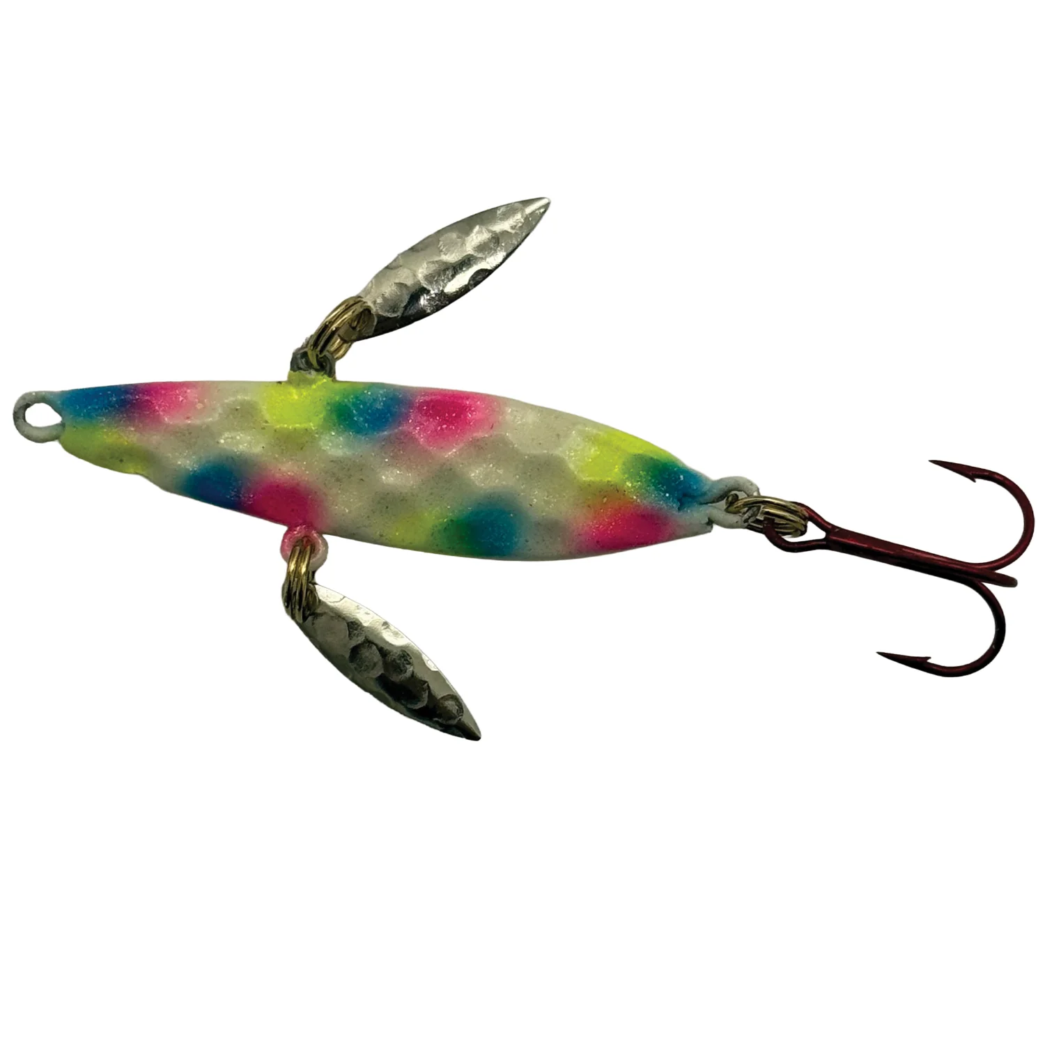 JR's Tackle Hammered Flasher Spoon - Image 3