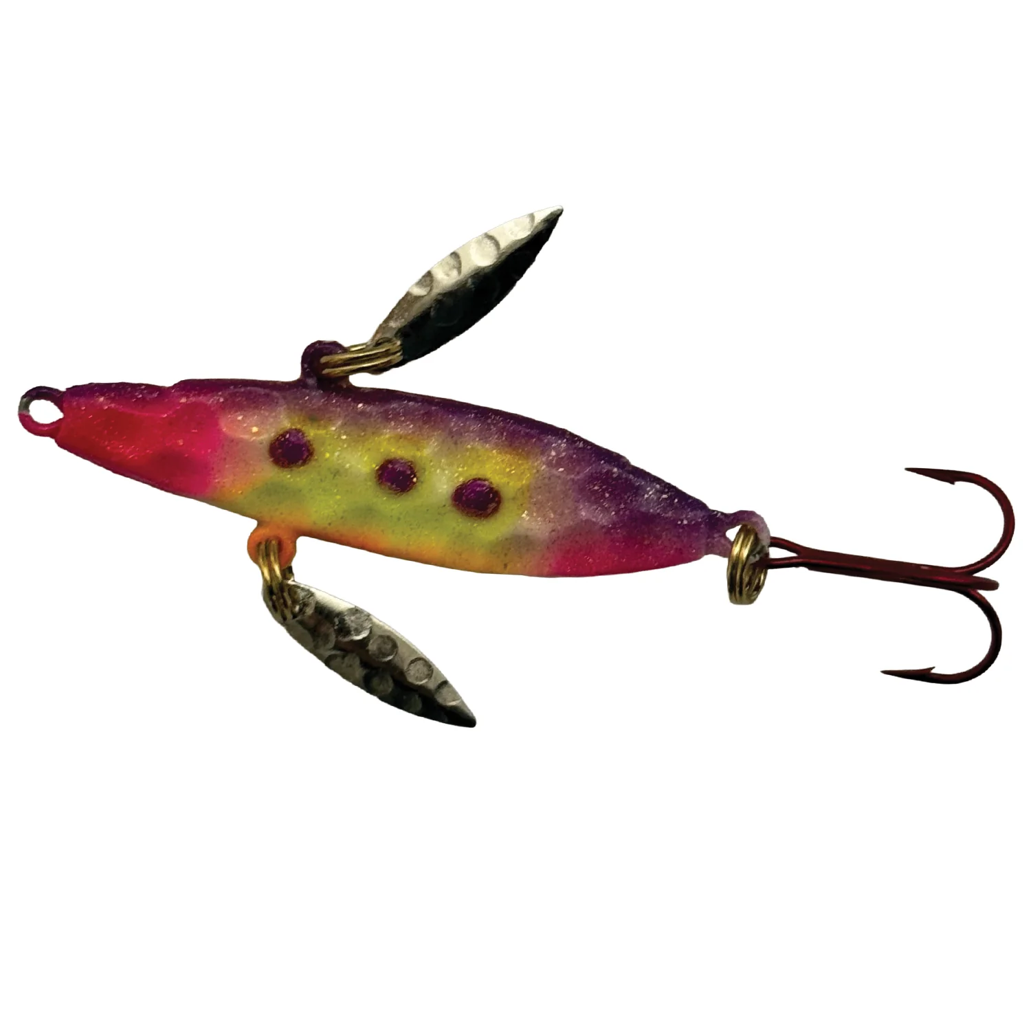 JR's Tackle Hammered Flasher Spoon - Image 5