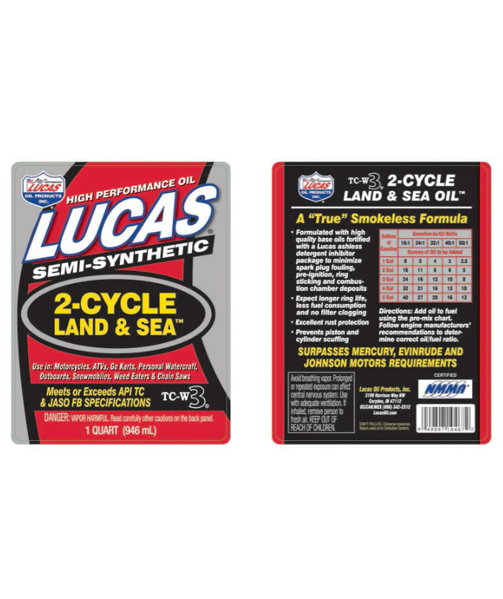 Lucas Land & Sea 2-Cycle Oil - Image 3