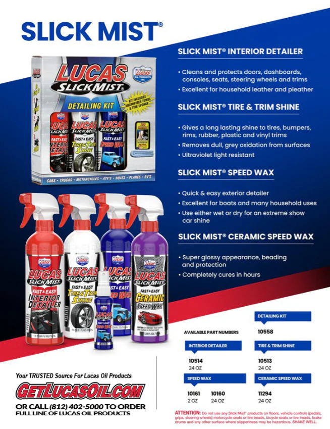 Lucas Slick Mist Tire and Trim Shine 24oz. 10513 - Image 4