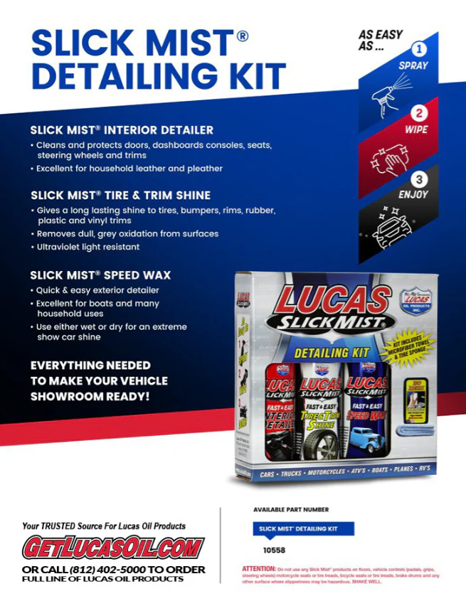 Lucas Slick Mist Tire and Trim Shine 24oz. 10513 - Image 5