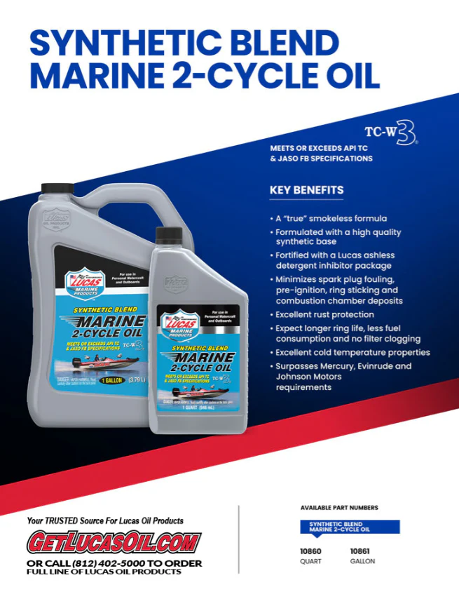 Lucas Synthetic 2-Cylcle Marine Oil - Image 6
