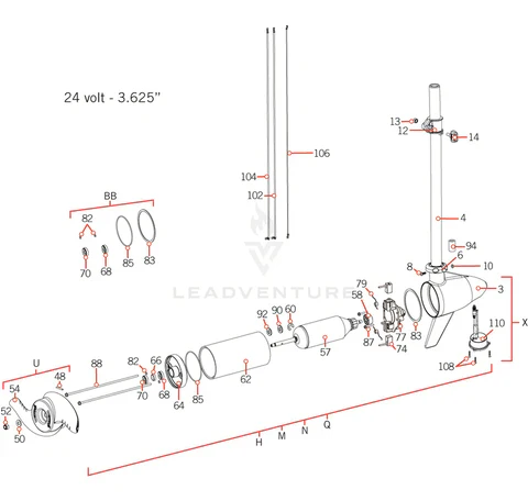 Minn Kota BEARING - FLANGE | 3.625 P/N: 144-049 - Image 5