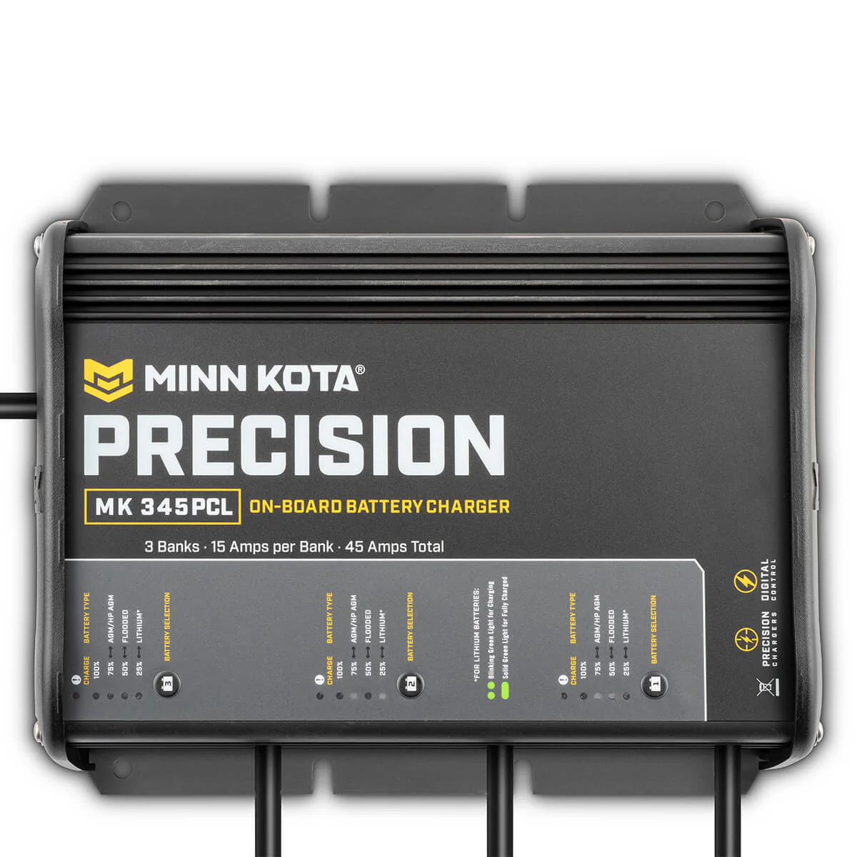 Minn Kota MK-345PCL Charger (Precision Lithium) - Image 2