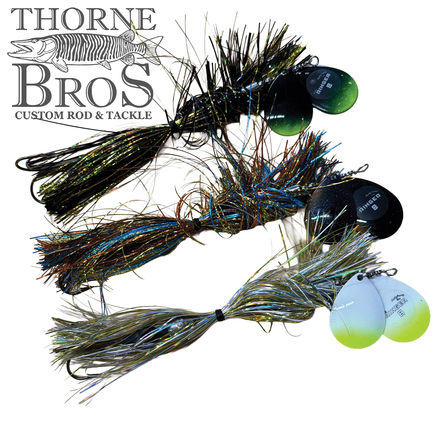 Musky Frenzy The Ringer 8: Thorne Bros. Custom Colors