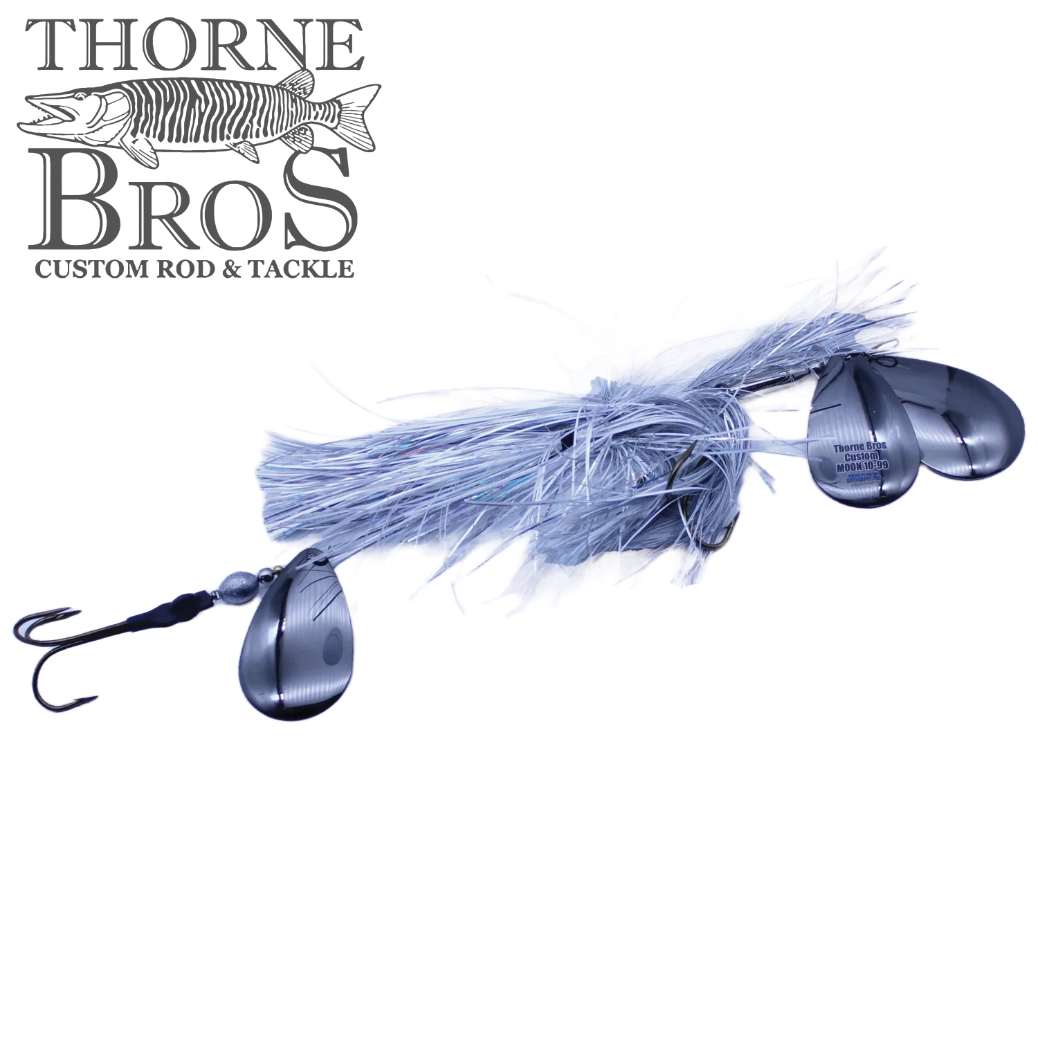 Musky Mayhem Moon TB Custom 1099 Bucktail - Image 12