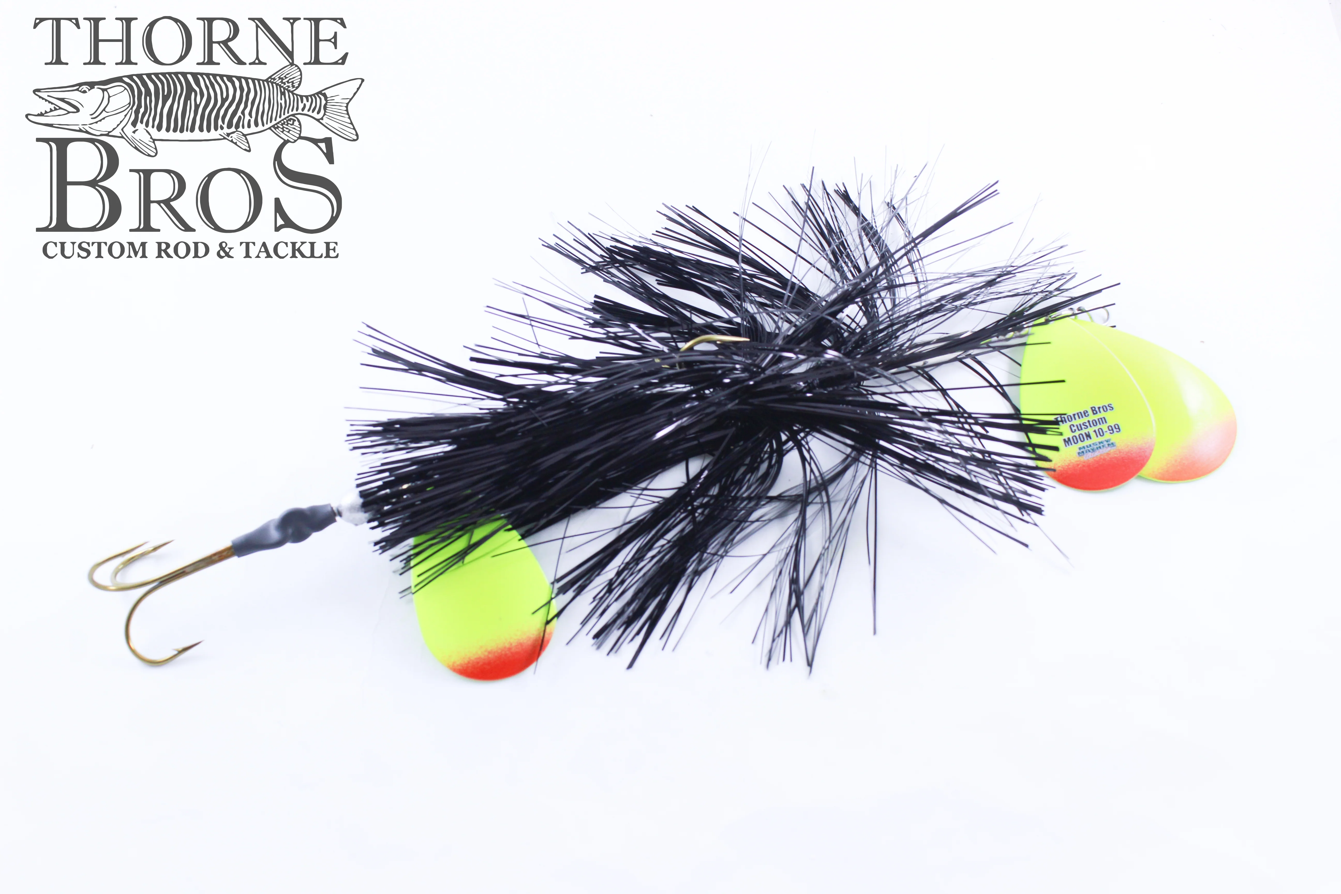 Musky Mayhem Moon TB Custom 1099 Bucktail - Image 2