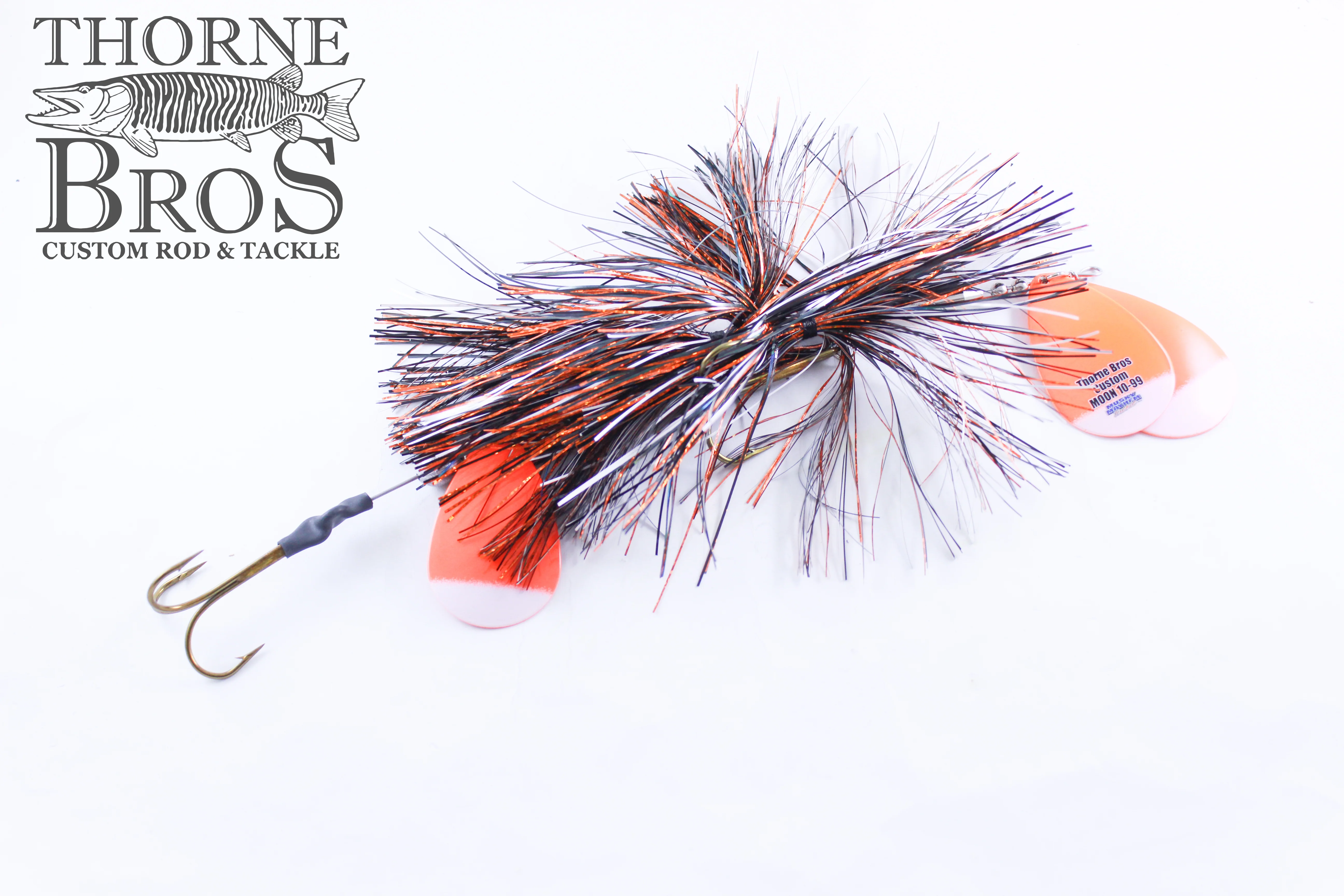 Musky Mayhem Moon TB Custom 1099 Bucktail - Image 7