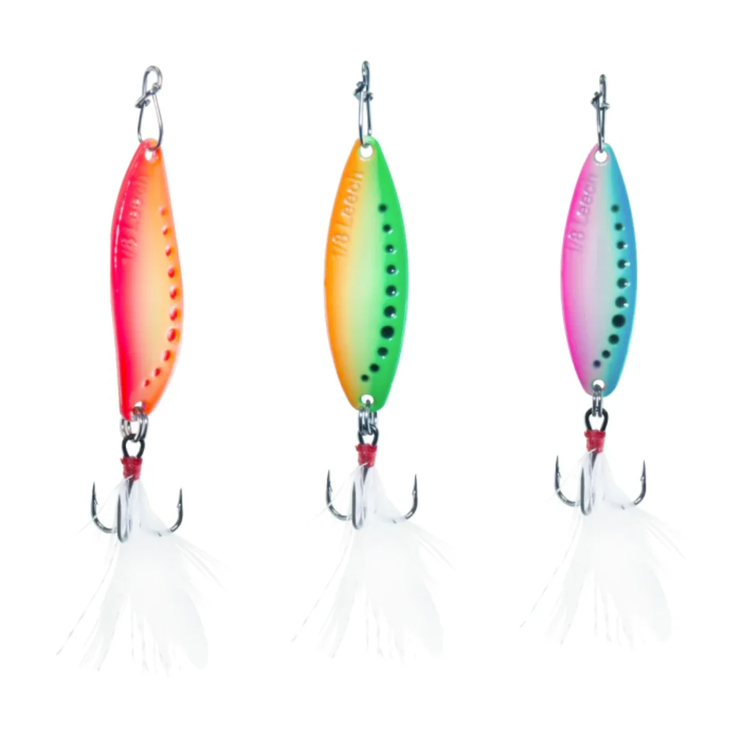Clam Panfish Leech Flutter Spoon - Image 19