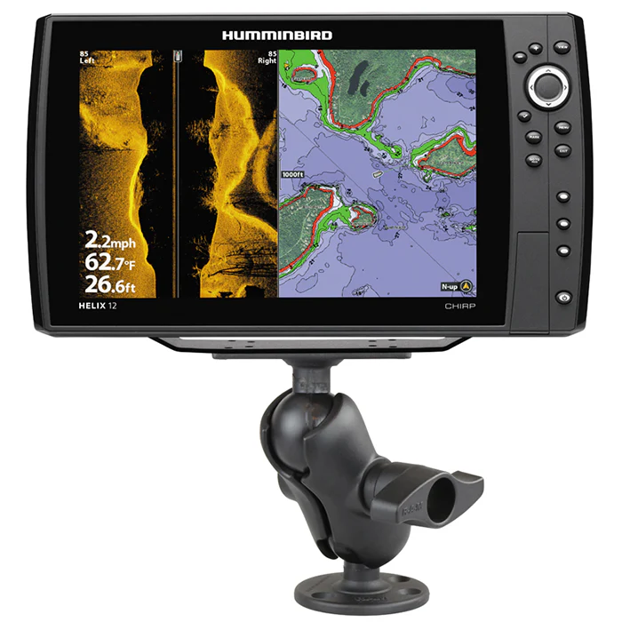 RAM Mounts Drill-Down Ball Mount for Humminbird Helix/Solix - Image 3