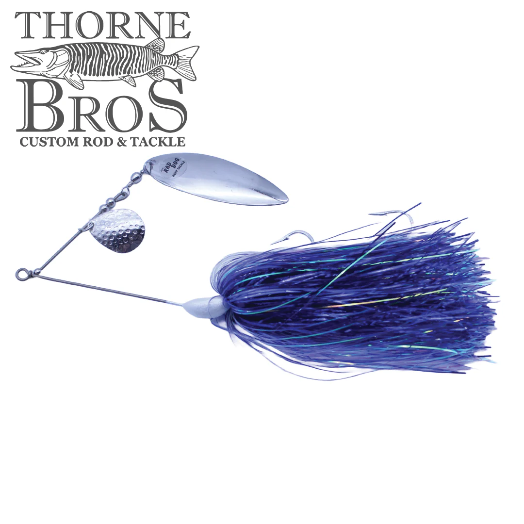Ruff Tackle Tinsel Dog Tandem Spinnerbait - Image 12
