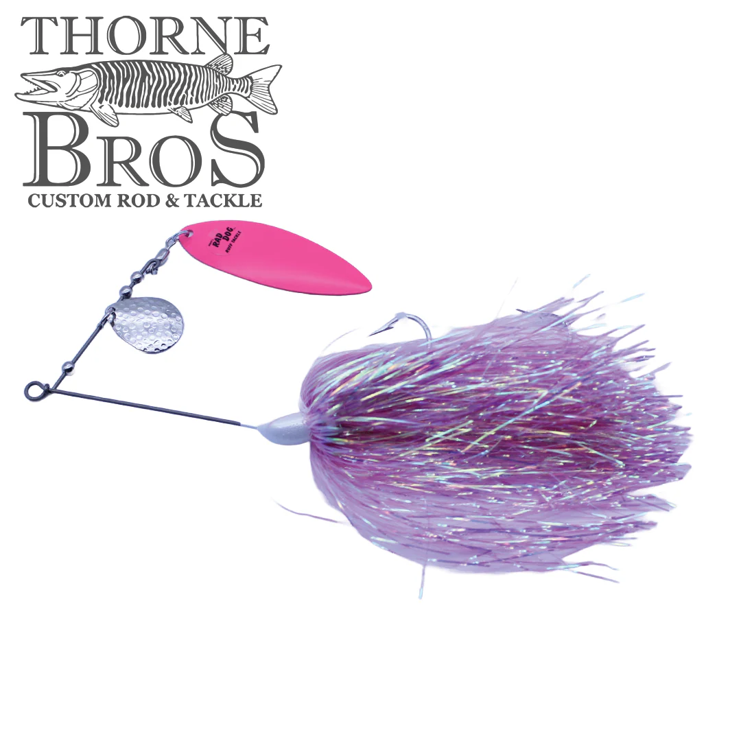 Ruff Tackle Tinsel Dog Tandem Spinnerbait - Image 13