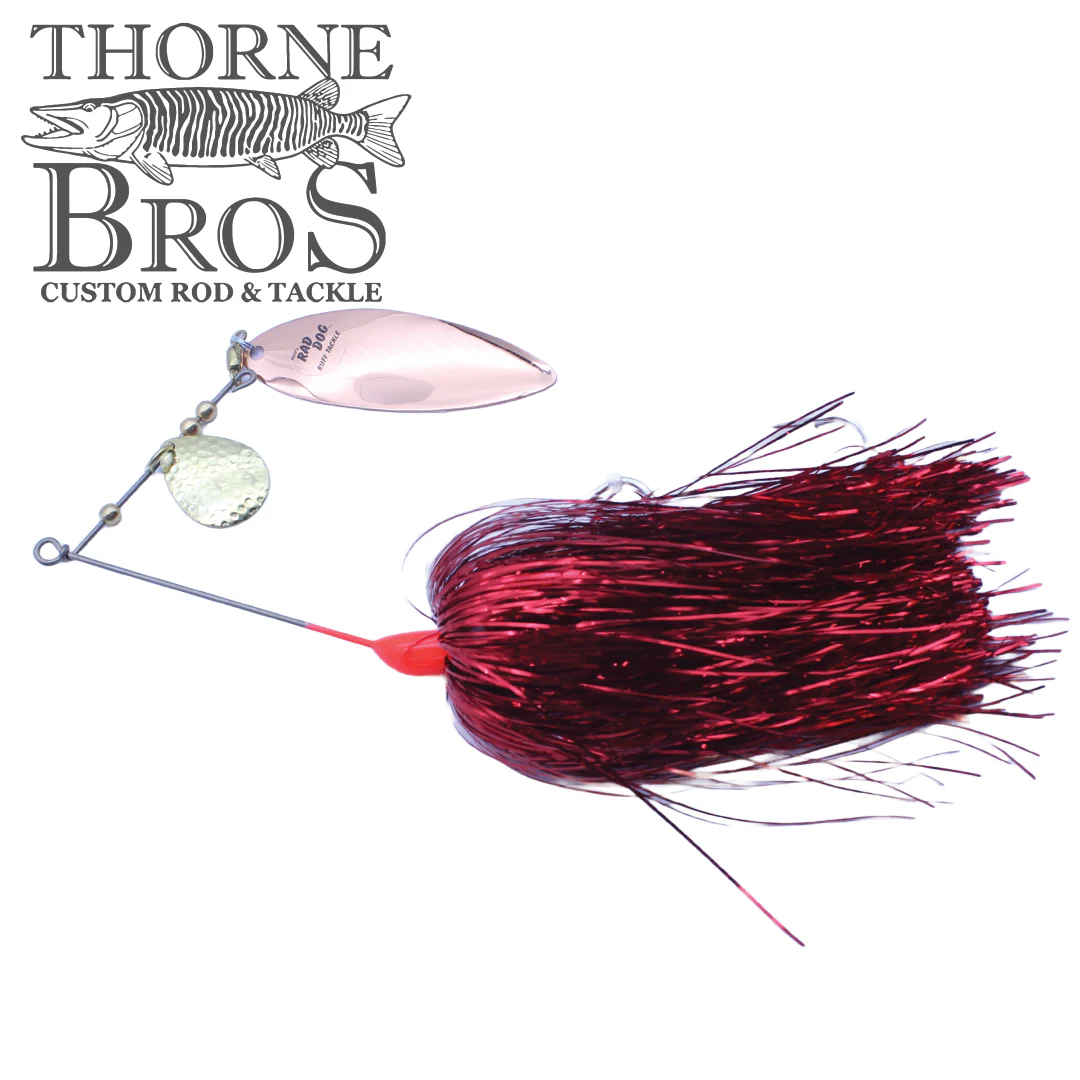 Ruff Tackle Tinsel Dog Tandem Spinnerbait - Image 14