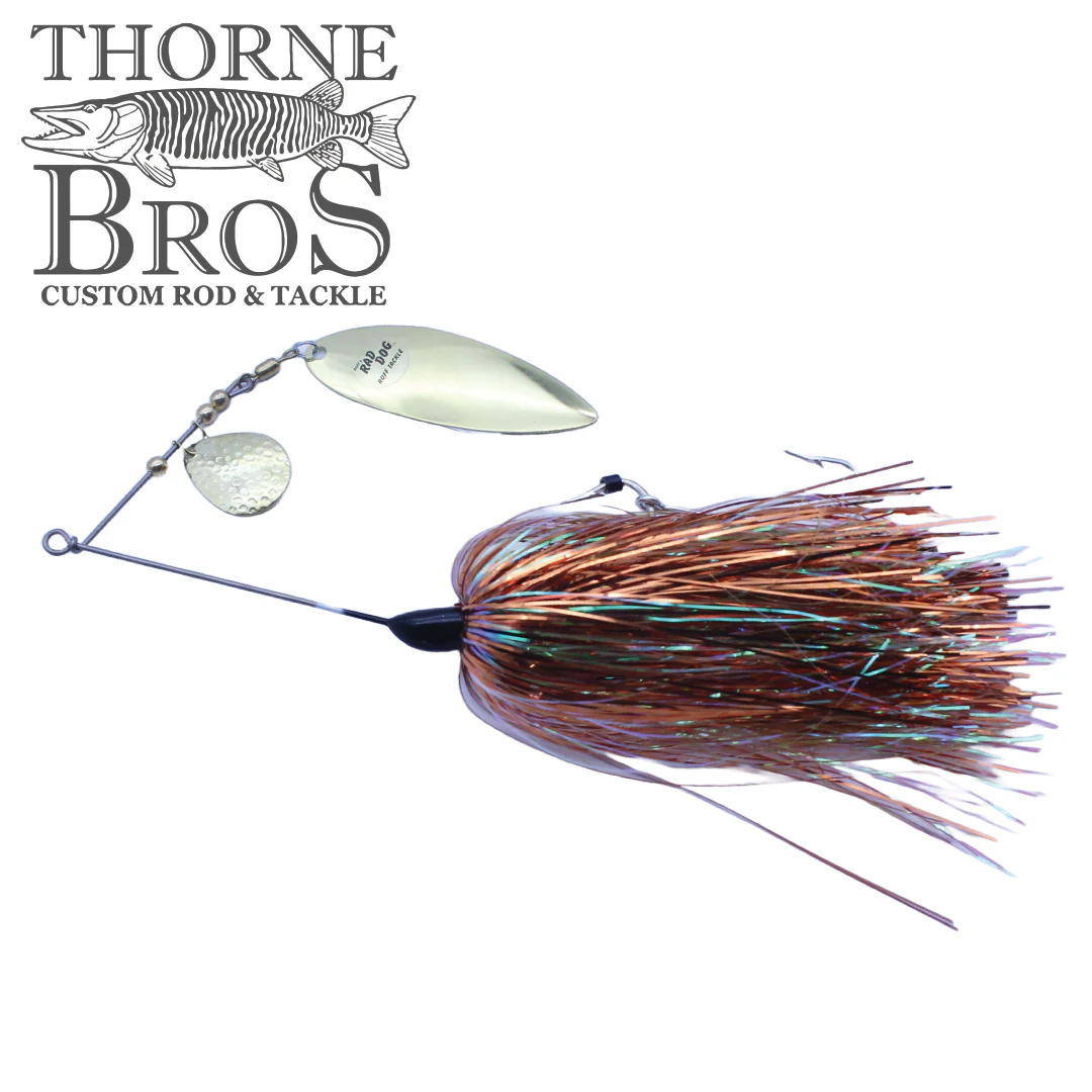 Ruff Tackle Tinsel Dog Tandem Spinnerbait - Image 15