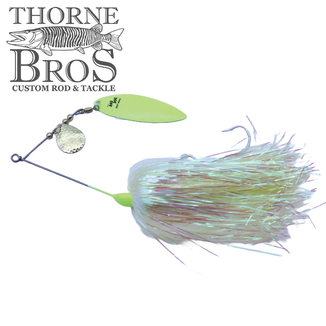 Ruff Tackle Tinsel Dog Tandem Spinnerbait - Image 16