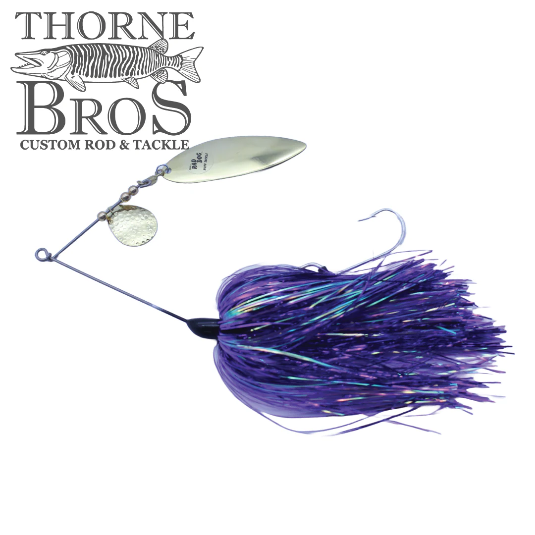 Ruff Tackle Tinsel Dog Tandem Spinnerbait - Image 17