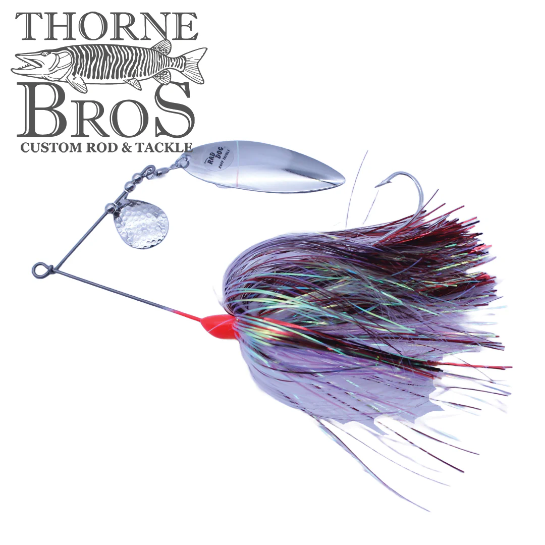 Ruff Tackle Tinsel Dog Tandem Spinnerbait - Image 18