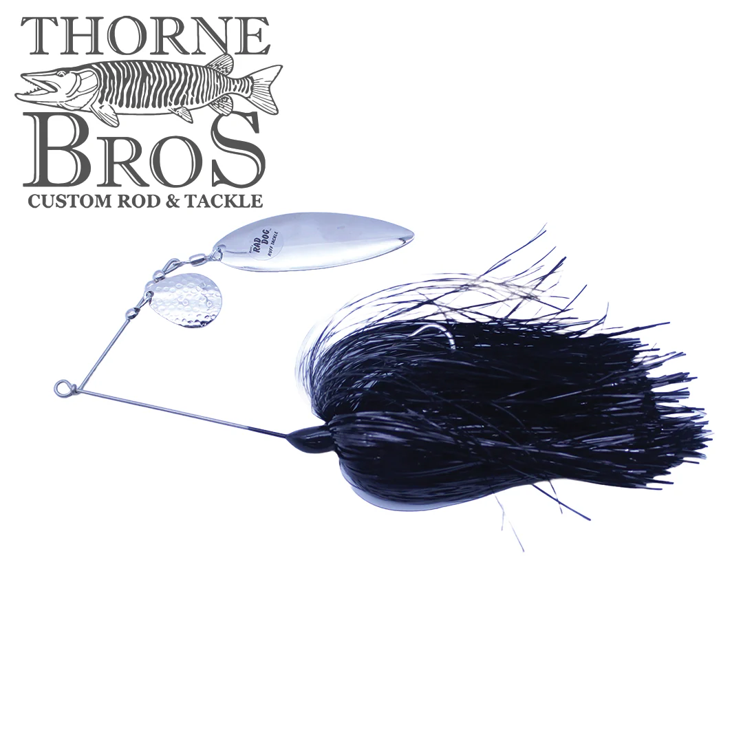 Ruff Tackle Tinsel Dog Tandem Spinnerbait - Image 2