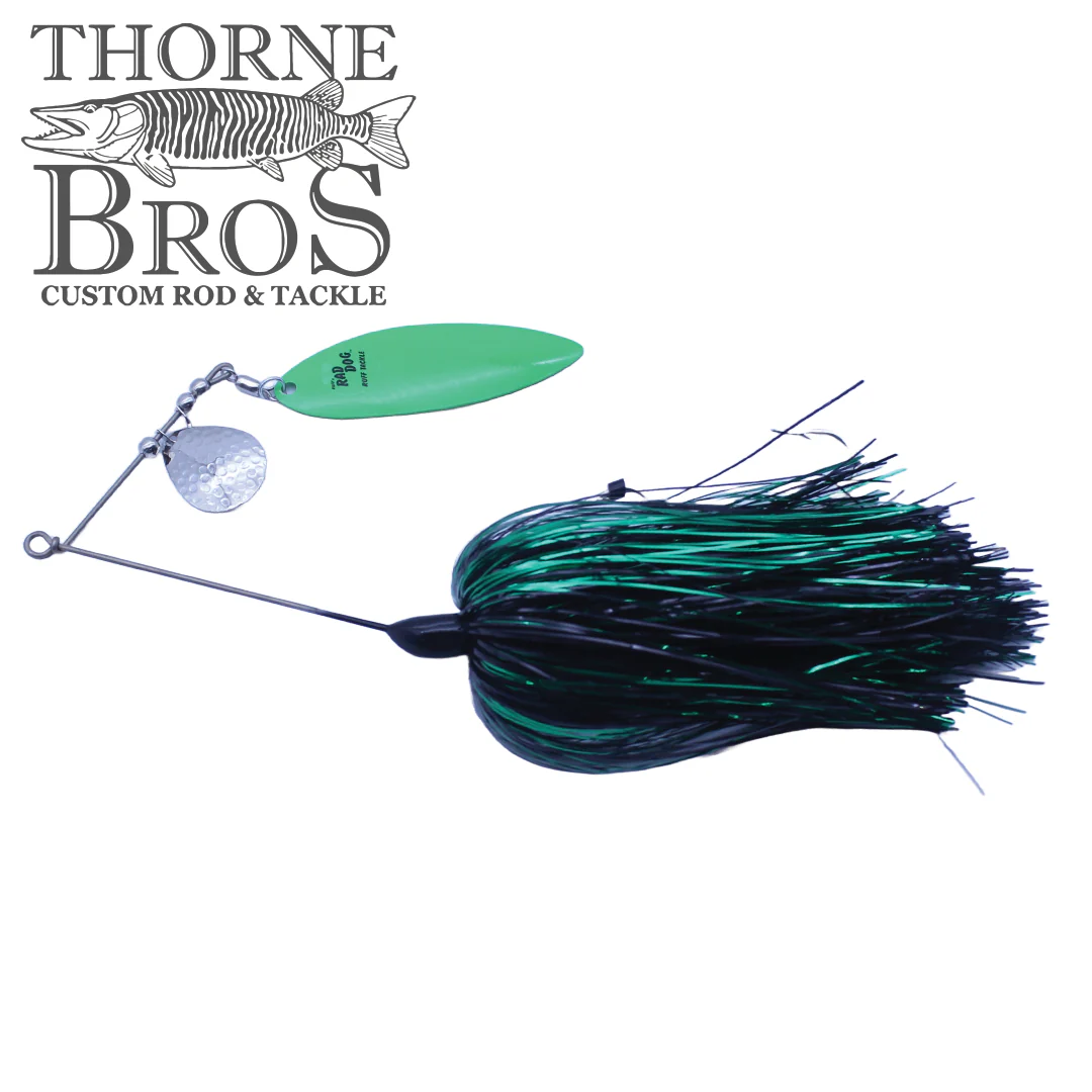 Ruff Tackle Tinsel Dog Tandem Spinnerbait - Image 5
