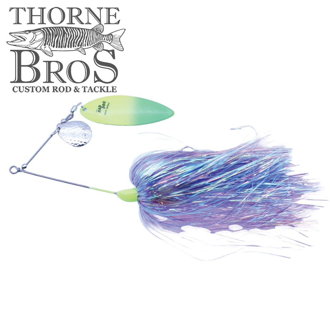 Ruff Tackle Tinsel Dog Tandem Spinnerbait - Image 7