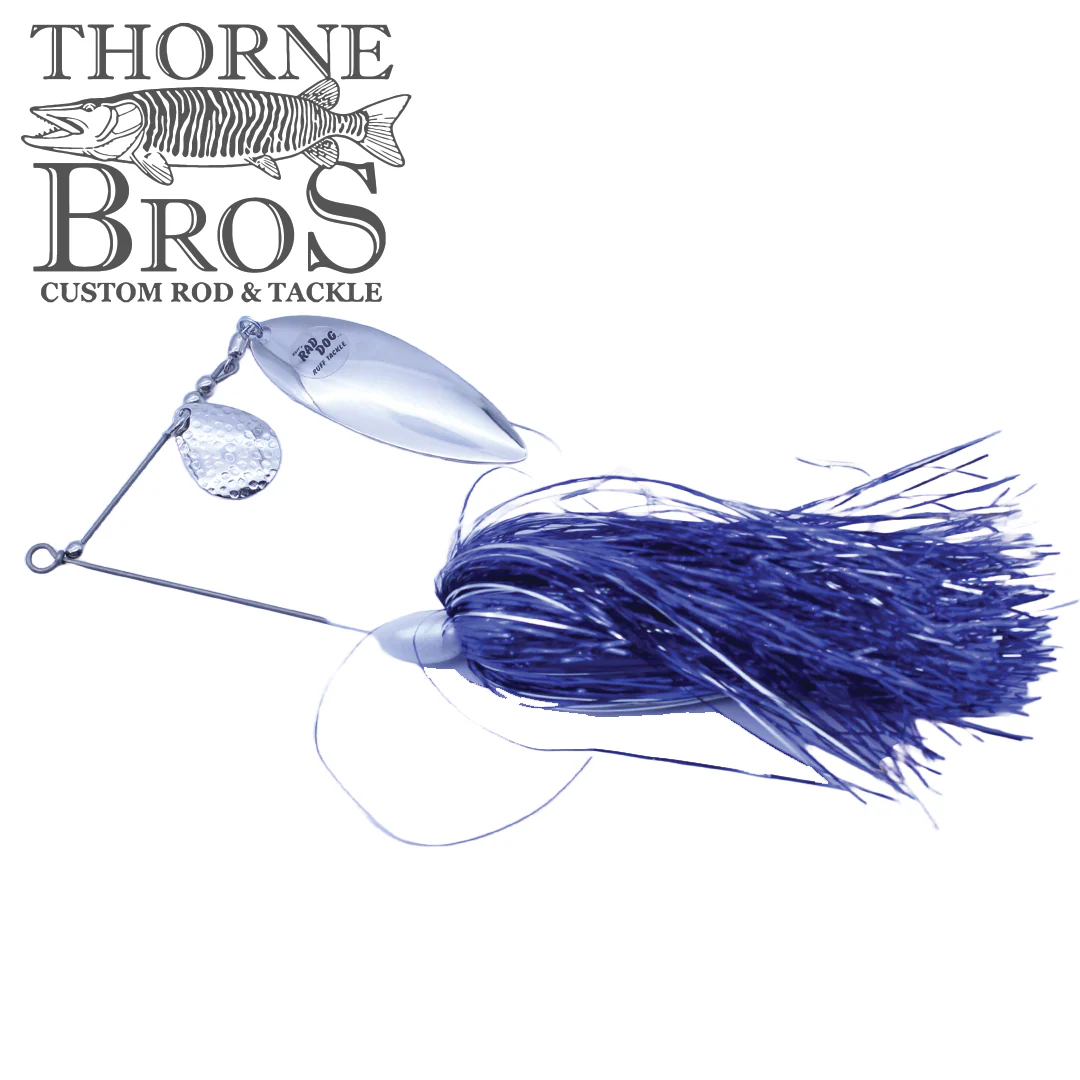 Ruff Tackle Tinsel Dog Tandem Spinnerbait - Image 8