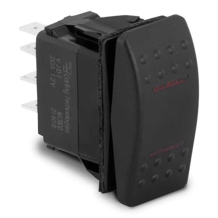 Sierra Contura II Illuminated Weather Resistant Rocker Switch - on-off-on