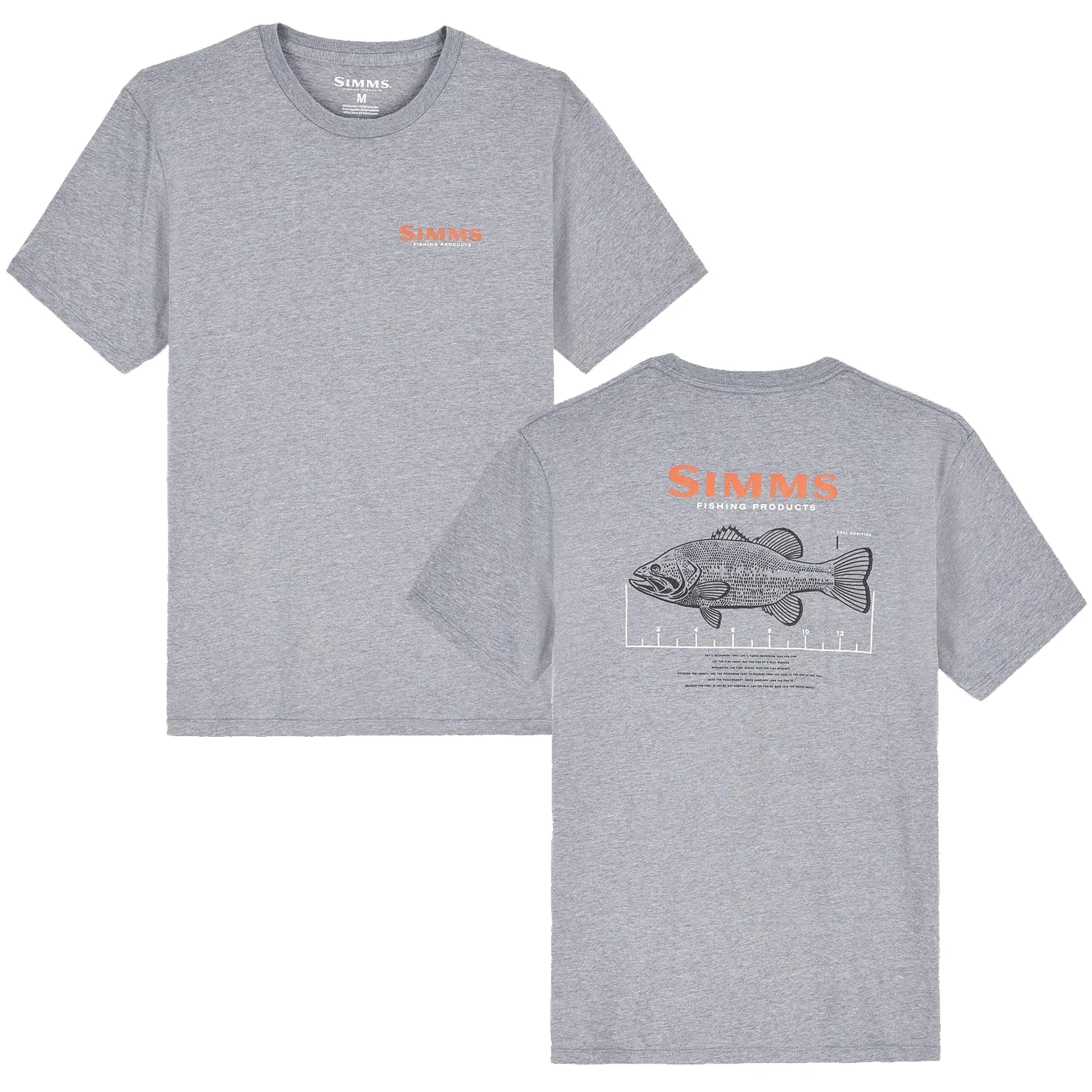 Simms Bass Ruler T-Shirt - Men's - Image 3