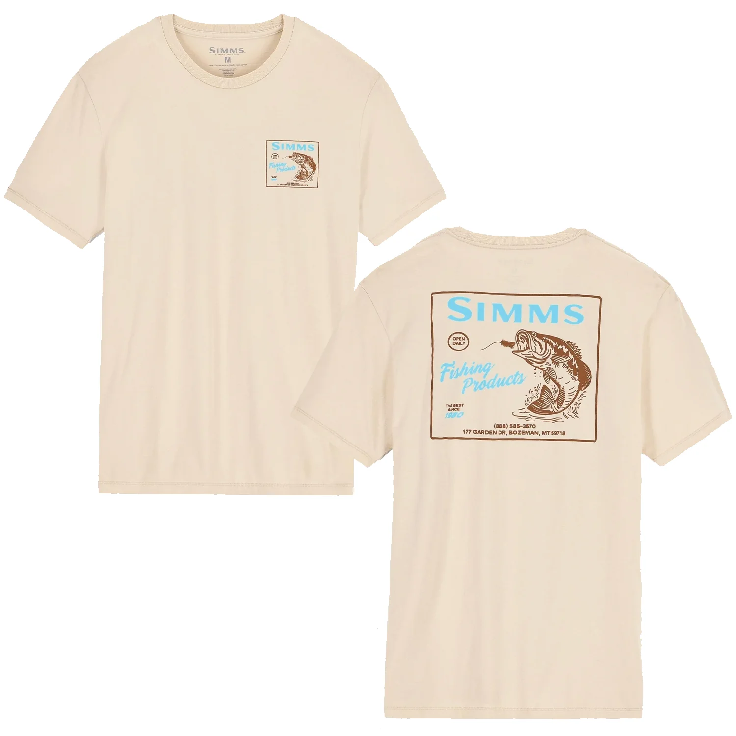 Simms Locals Bass Shop T-Shirt - Men's - Image 2