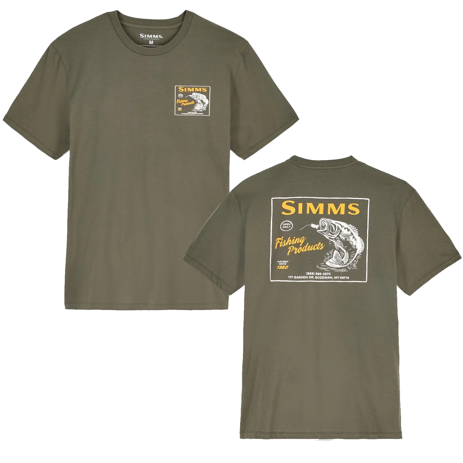 Simms Locals Bass Shop T-Shirt - Men's - Image 3