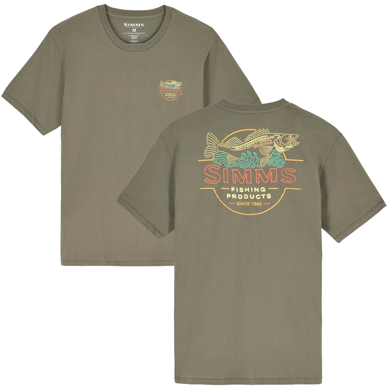 Simms Neon Draft T-Shirt - Men's - Image 3