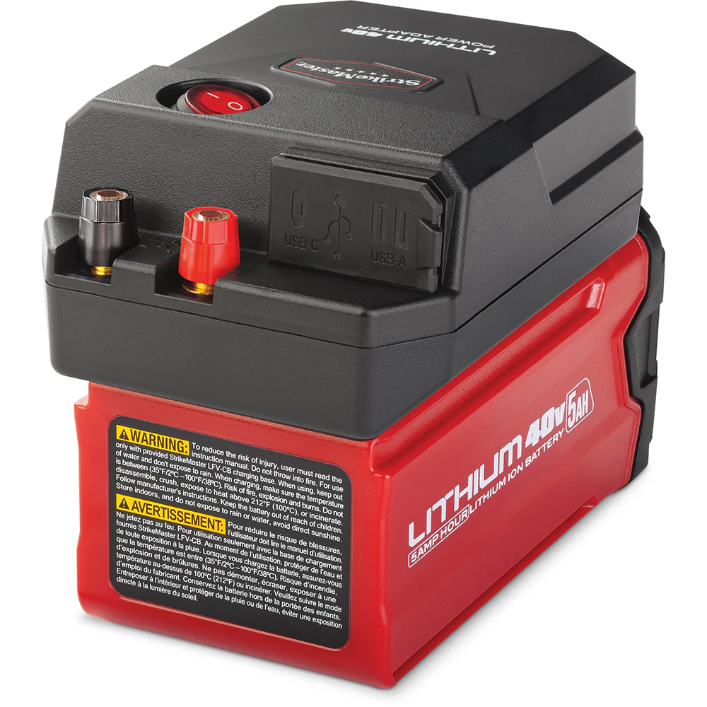 Strikemaster Lithium 40V Power Adapter (Battery Sold Separately) - Image 6
