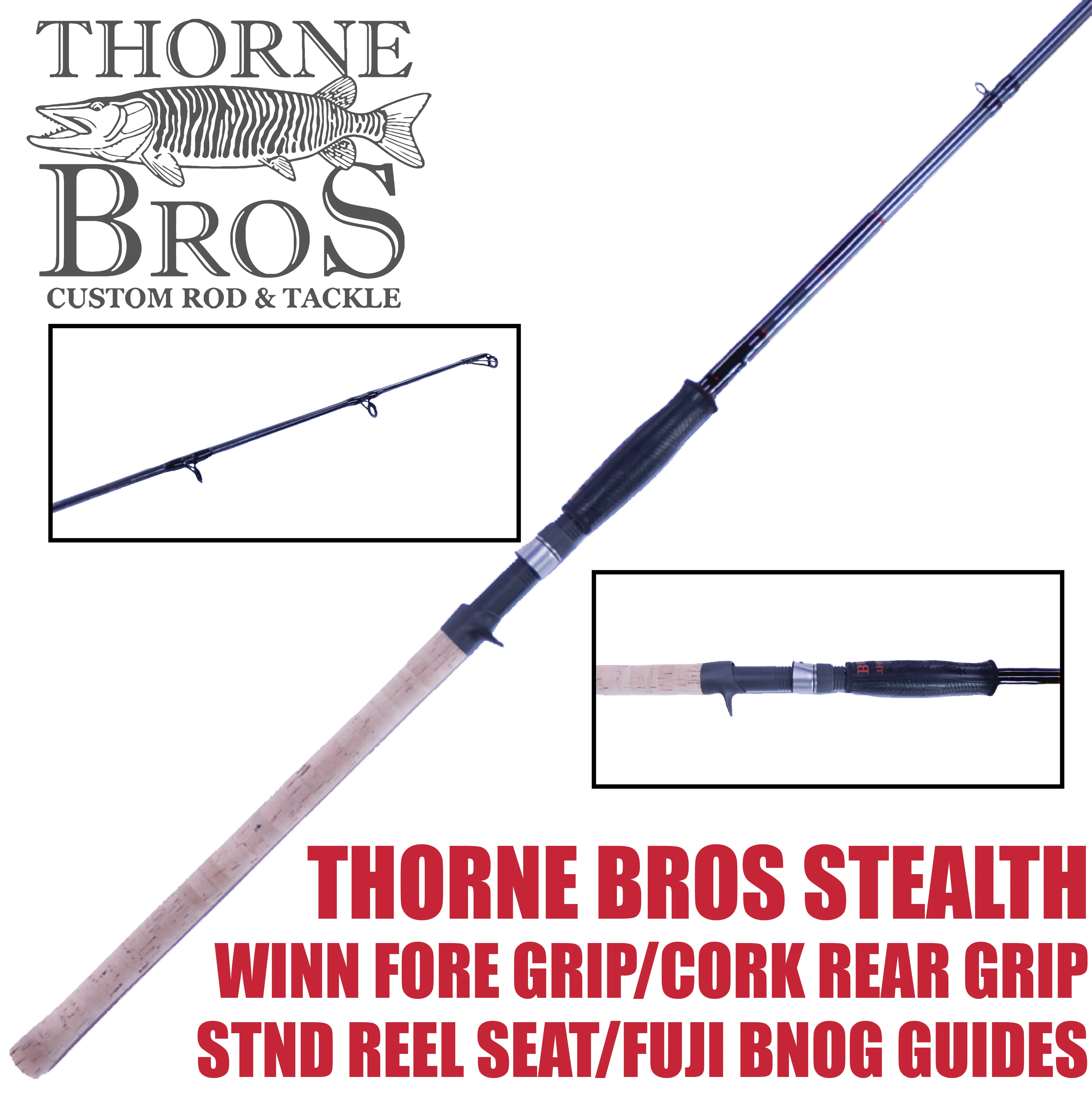 Thorne Bros Stealth Musky Rods - Image 4