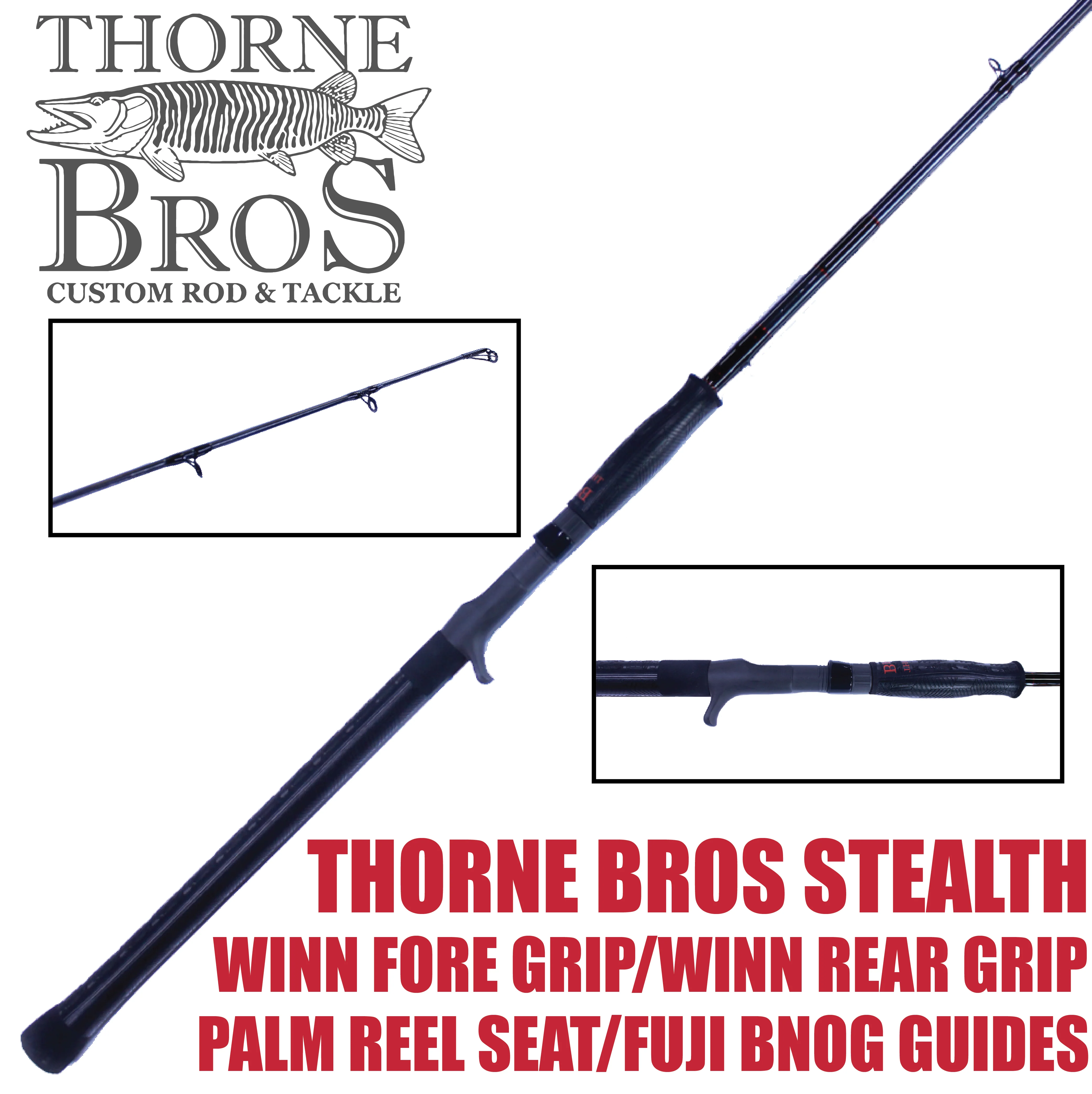 Thorne Bros Stealth Musky Rods - Image 5