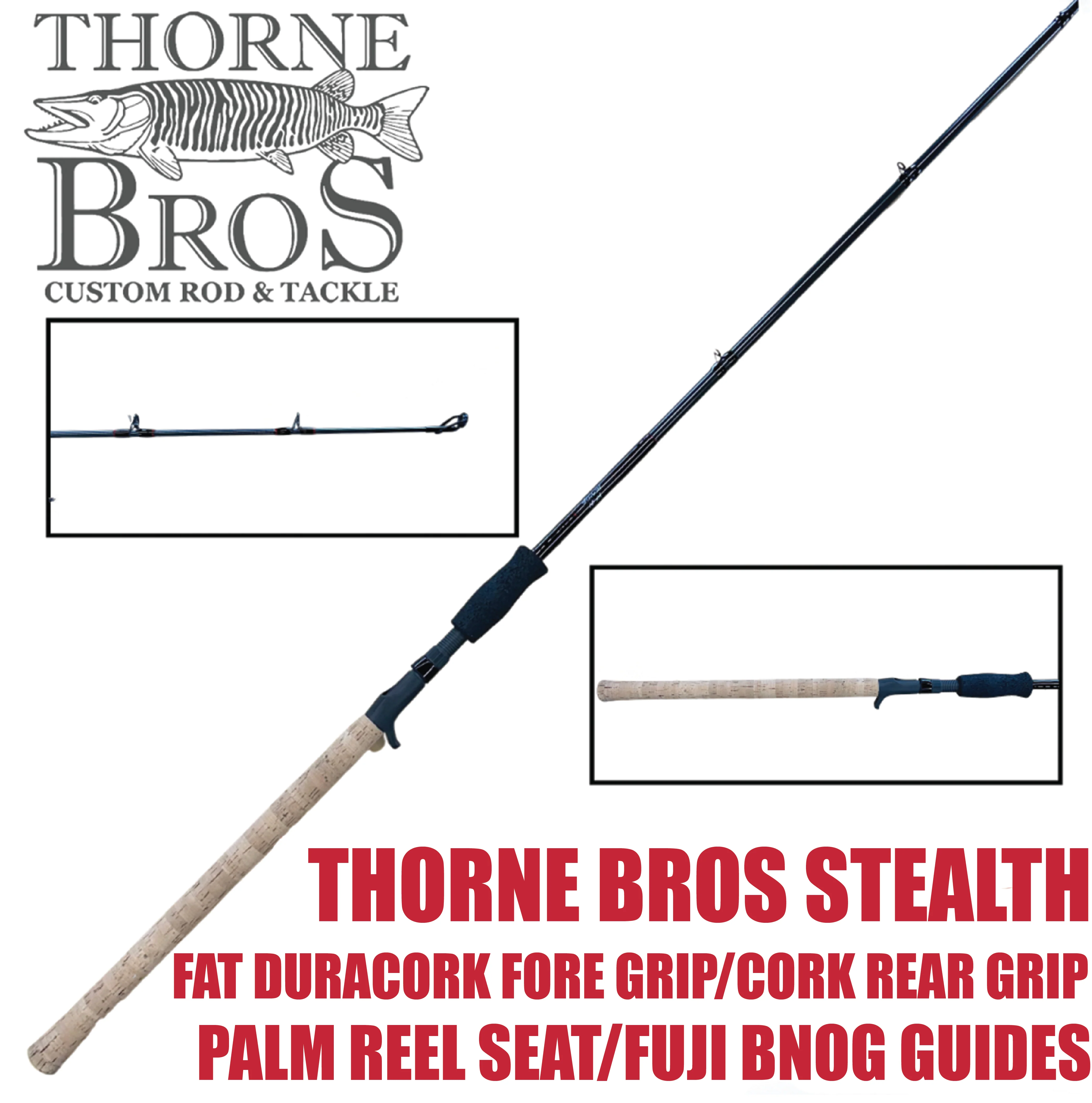 Thorne Bros Stealth Musky Rods - Image 6