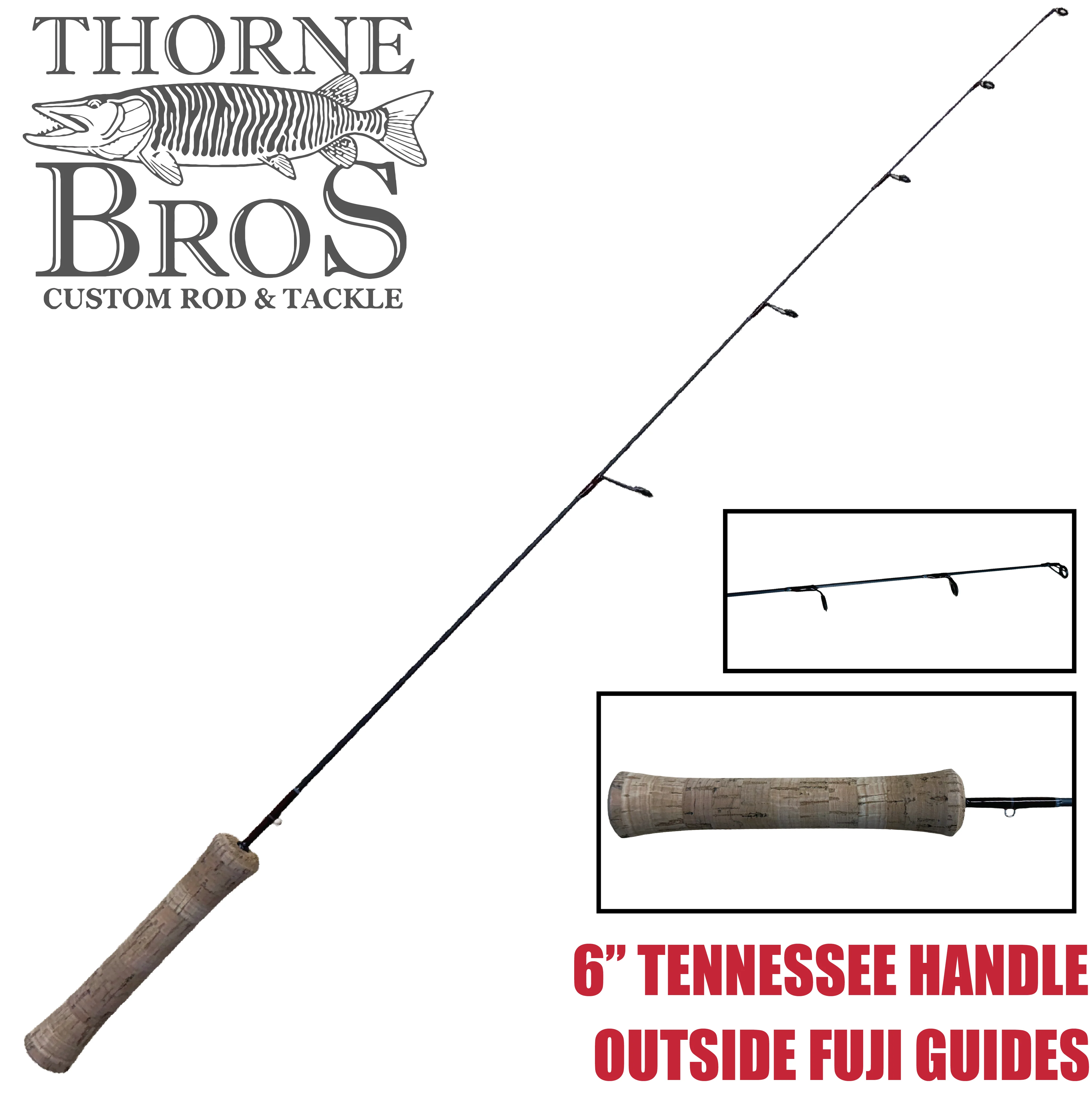 Thorne Bros Custom Ice Rod - Panfish Sweet Heart Options - Image 3
