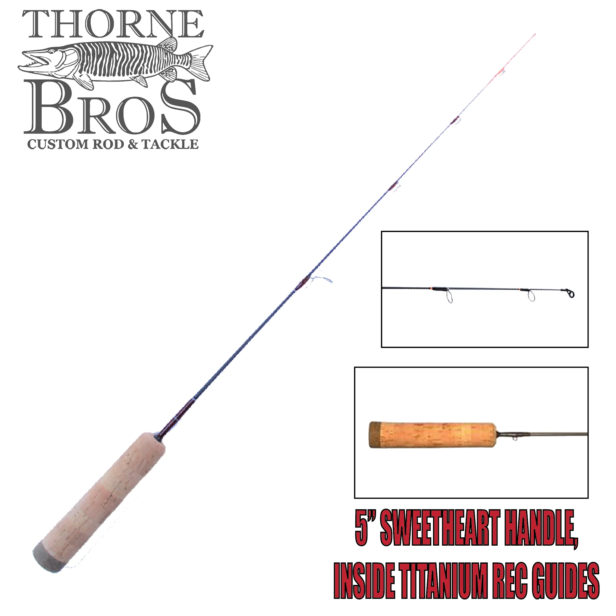 Thorne Bros Custom Ice Rod - Quiverstick Options - Image 3